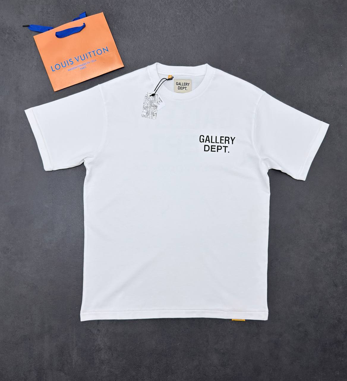 Gallery Dept. Souvenir Logo T-Shirt Mens in Multiple Colors Best Sale UK Reps AAA Quality