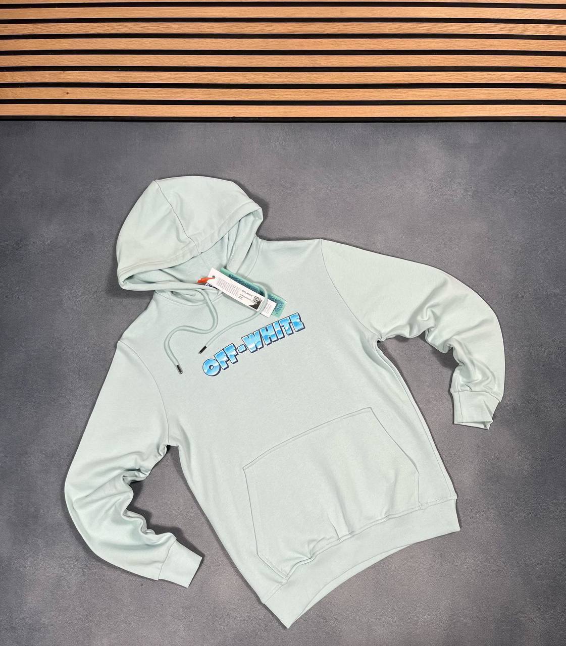 Off-White Graphic Logo Printed Men's Hoodies 2 Colors