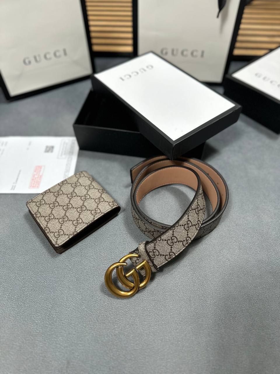 GG Supreme Belt with G Buckle Wallets & Belts Sets Men's Multiple Colors UK Sale Fakes AAA