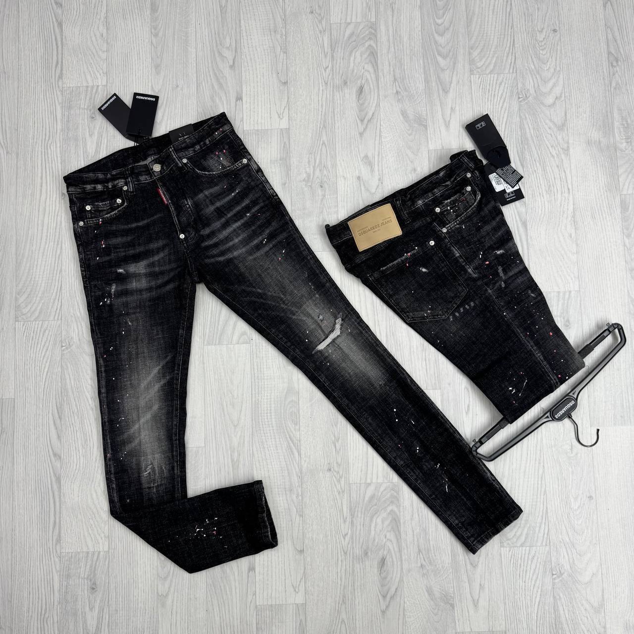 Dsquared2 Skater Denim Jeans Men's in 2 Colors Multiple Waist Sizes UK AAA Quality Reps