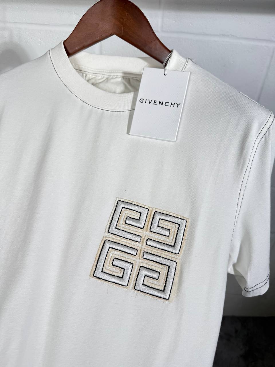 Givenchy 4G-motif Cotton T-shirts Men's in 2 Colors UK Reps