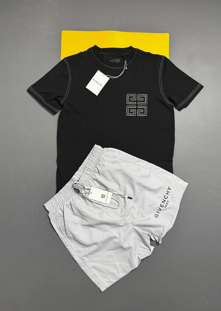 Givenchy Embroidered Cotton T-Shirts & Shorts Sets Men's in Multiple Colors UK Reps
