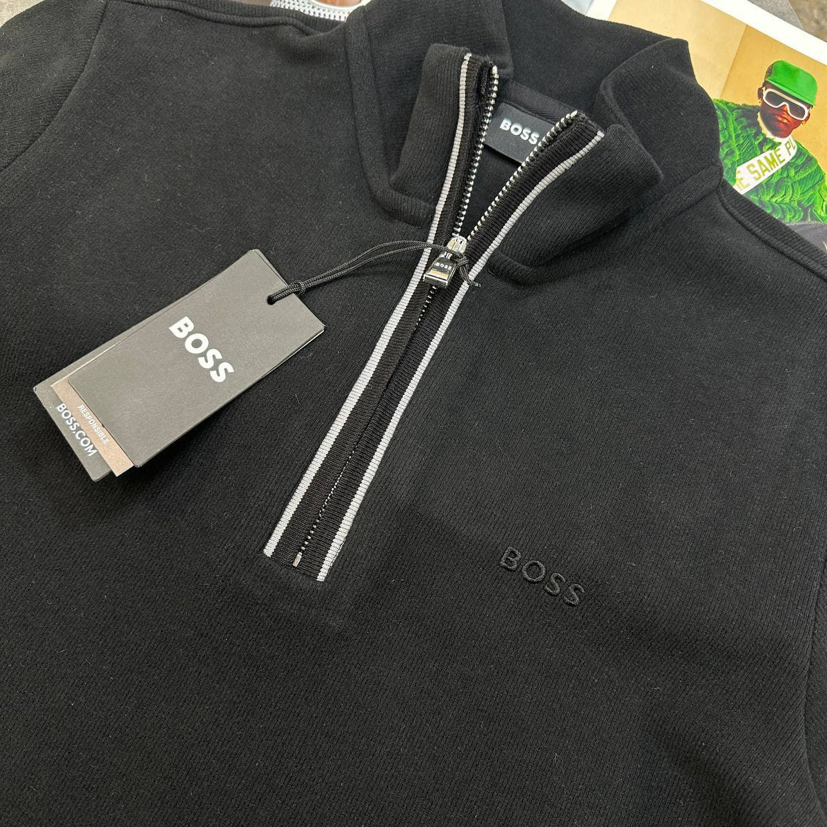 Hugo Boss Zipper Closure Jumpers Men UK Reps Superclone Quality