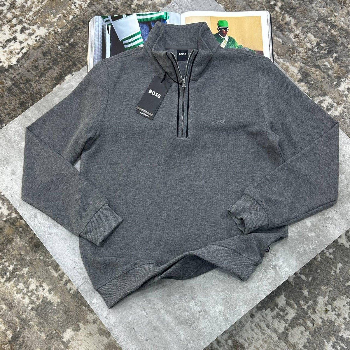 Hugo Boss Zipper Closure Jumpers Men UK Reps Superclone Quality