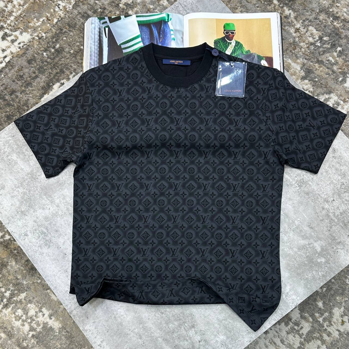 Louis Vuitton Monogram Short-Sleeved T-Shirt UK Reps Superclone Quality