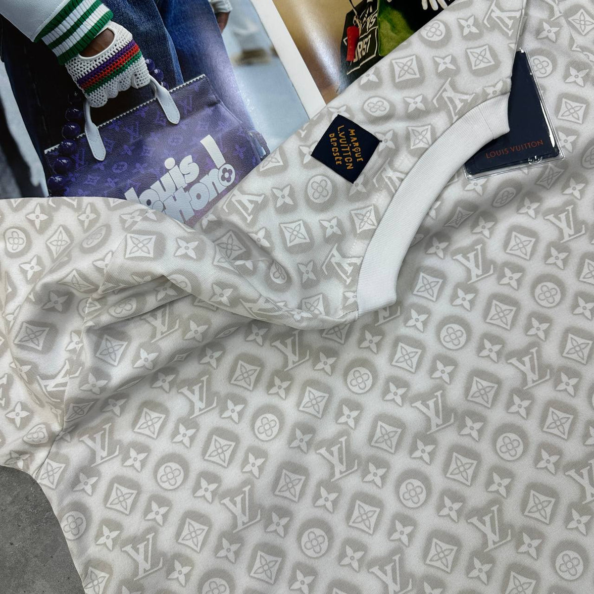 Louis Vuitton Monogram Short-Sleeved T-Shirt UK Reps Superclone Quality