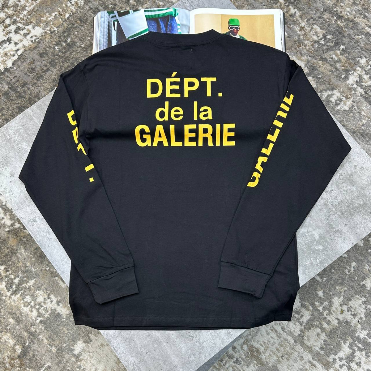 Gallery Dept. Bold Black Text Jumpers Mens UK Reps Superclone Quality