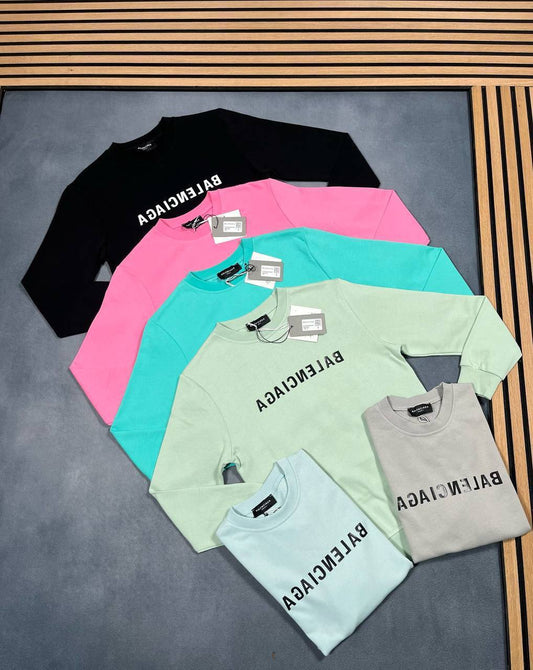 Balenciaga Brand Better BS Crewneck Jumpers Men's in Multiple Colors