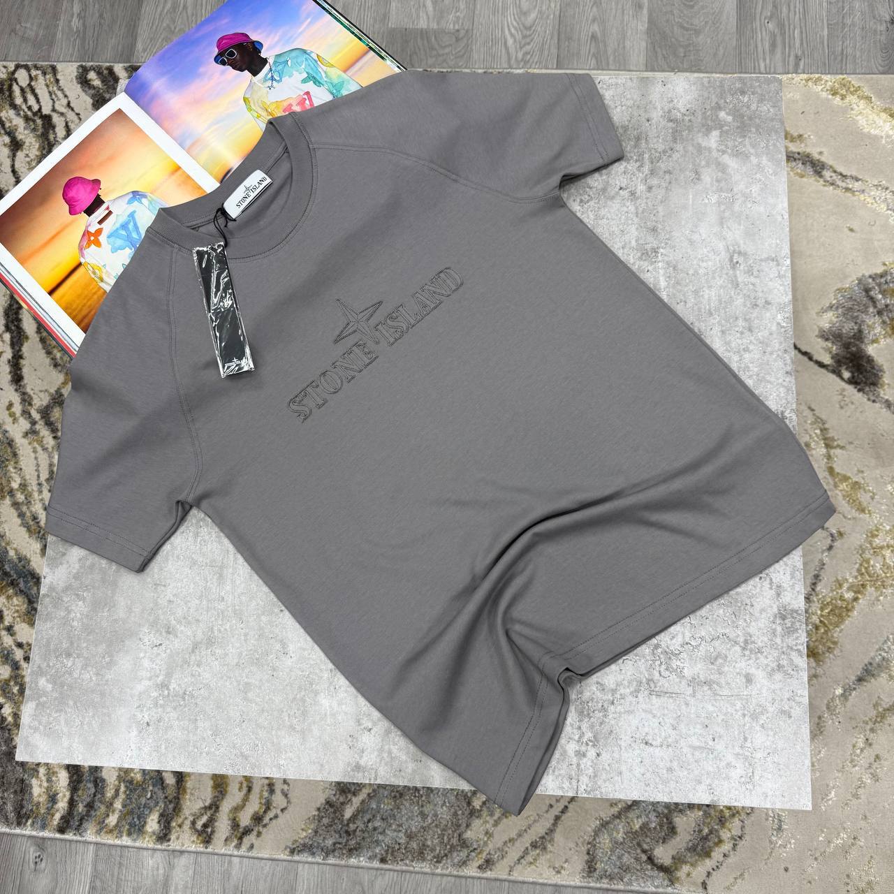 Stone Island Combed Organic Cotton Mens T-Shirts in Multiple Colors UK Reps AAA Quality