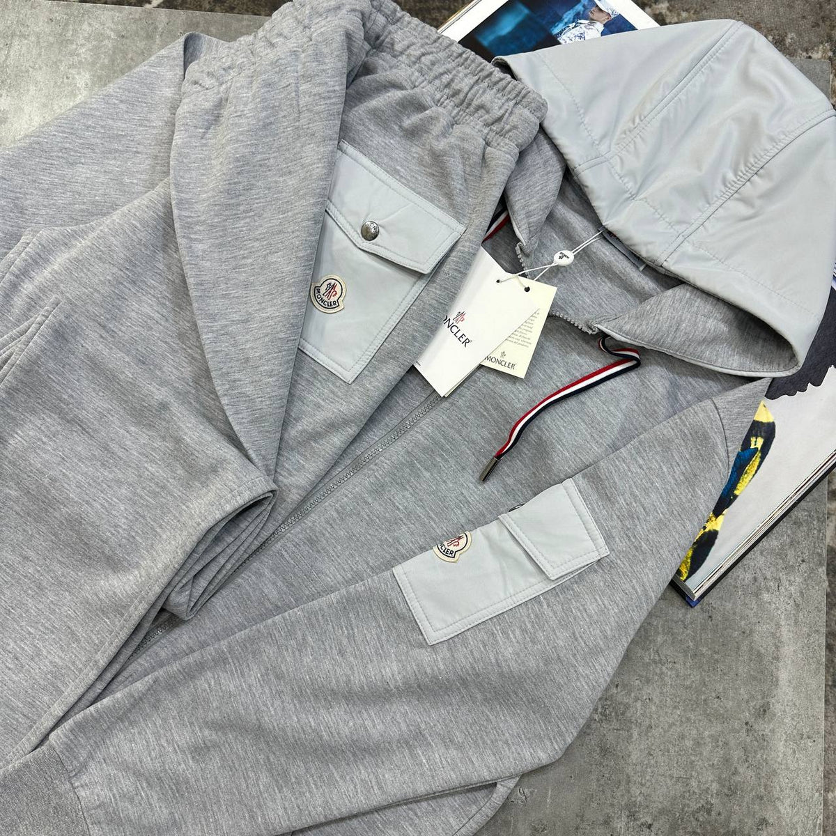 Moncler Tricolor Cccents Tracksuits Mens UK Reps Superclone Quality