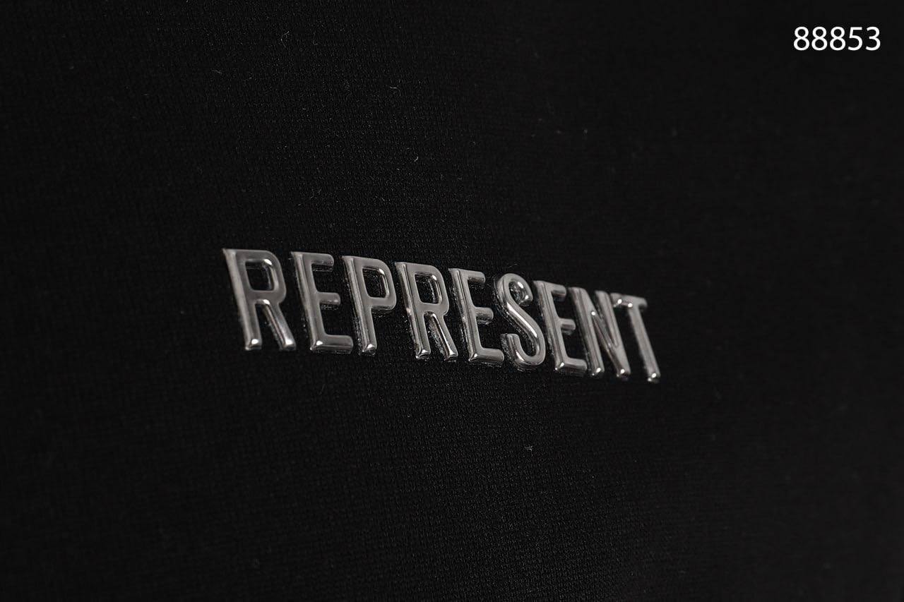 Represent White Cotton Club Script Mesh Men's T-Shirt  UK Reps AAA Quality