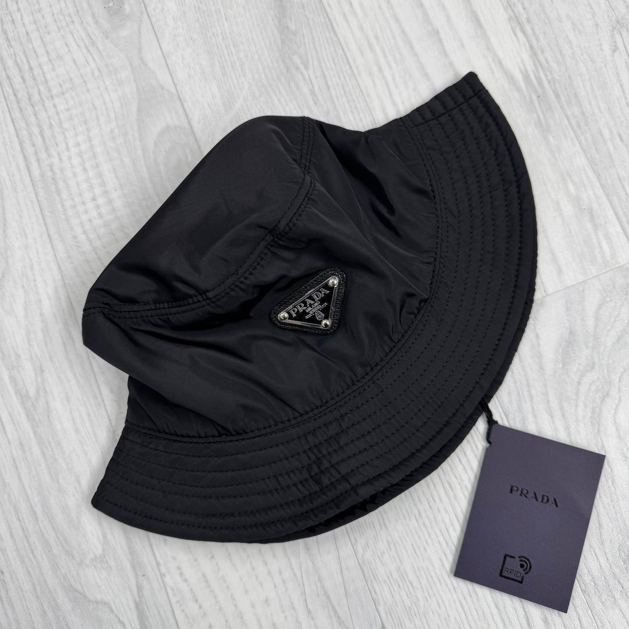 Prada Logo Casual Bucket Hats Multiple Colors UK Reps AAA Quality