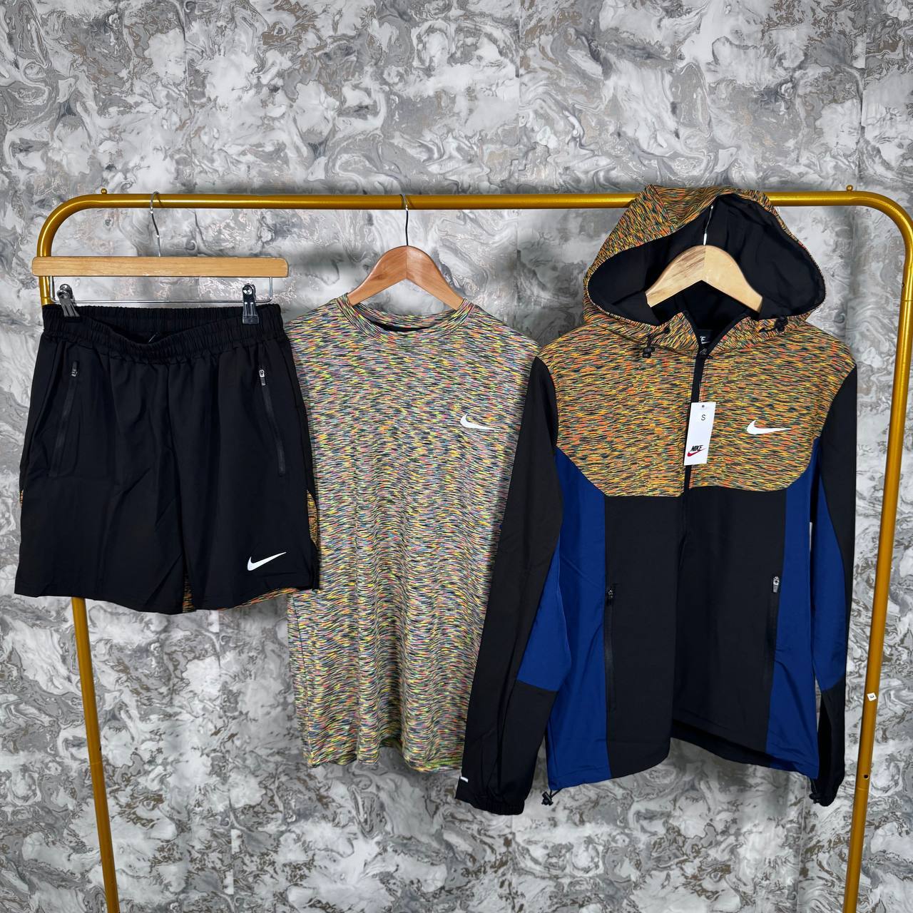 Nike 3 Piece Repel Windrunner Gym Set Mens in Multiple Colors Best Sale UK Reps AAA Quality