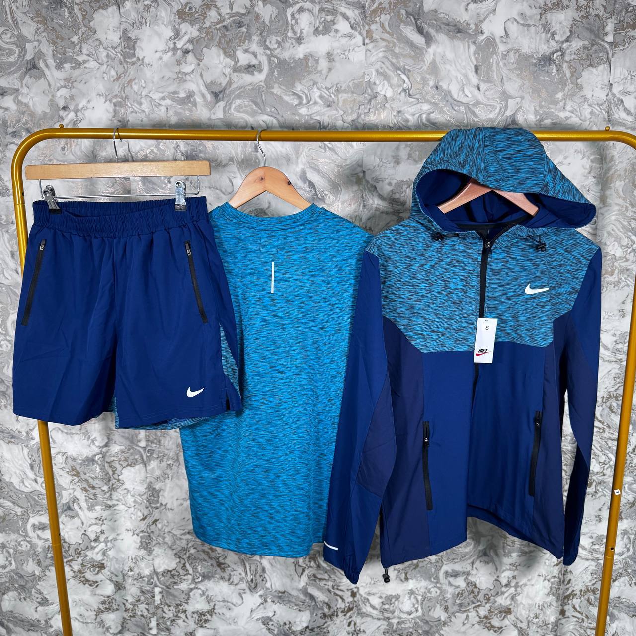 Nike 3 Piece Repel Windrunner Gym Set Mens in Multiple Colors Best Sale UK Reps AAA Quality