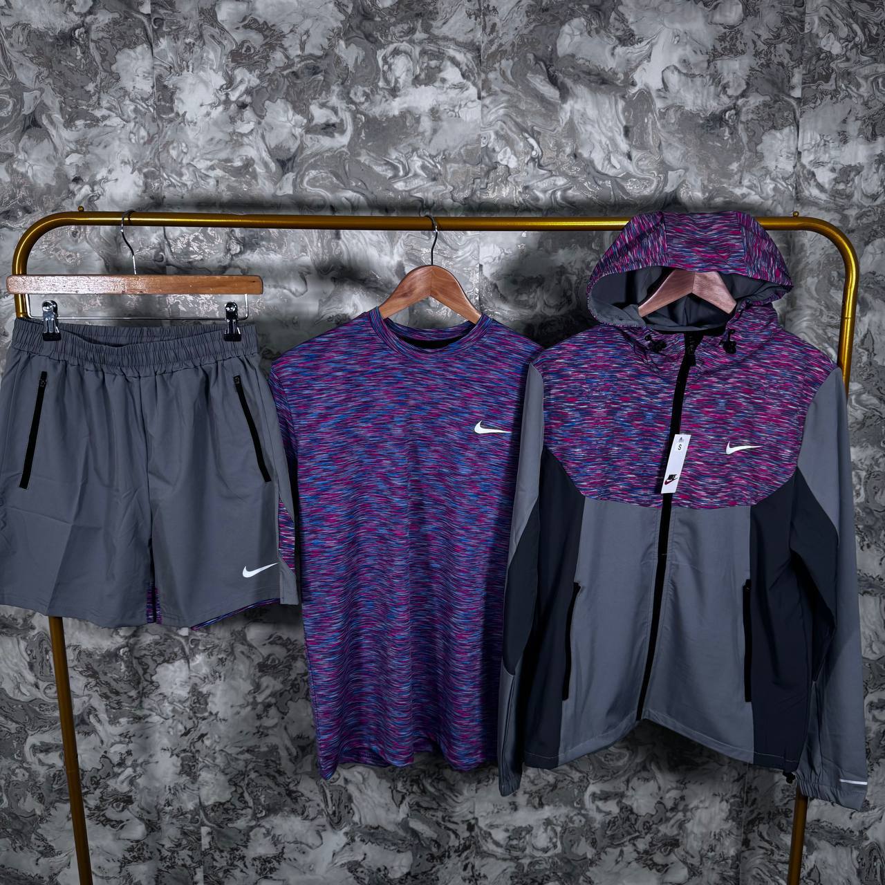 Nike 3 Piece Repel Windrunner Gym Set Mens in Multiple Colors Best Sale UK Reps AAA Quality