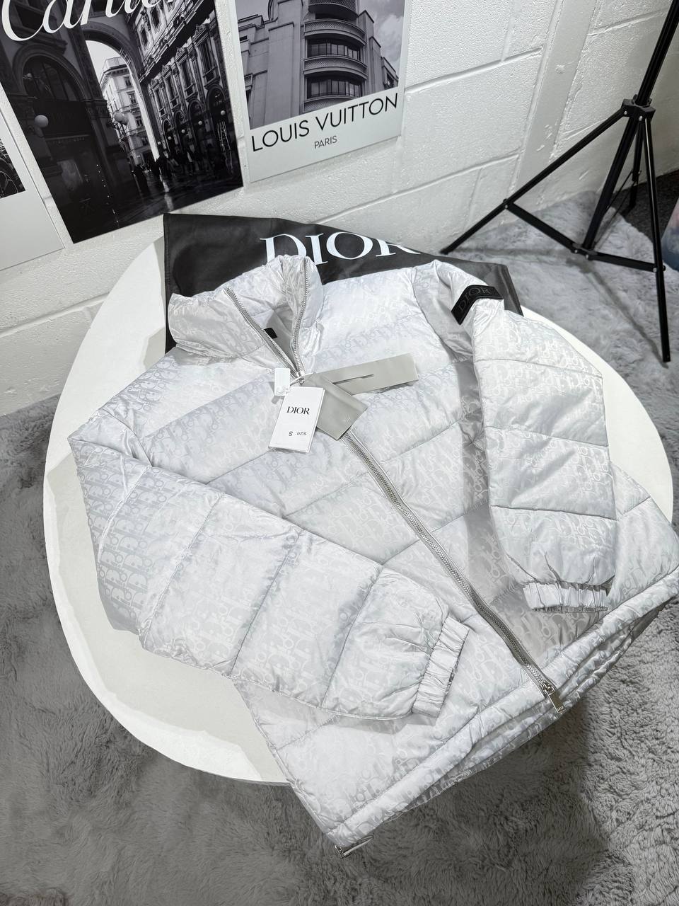 Christian Dior Oblique Puffer Jacket Mens in 2 Colors Best Sale UK Reps AAA Quality