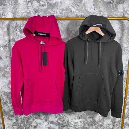 C.P. Company Diagonal Raised Fleece Hoodie Mens in 2 Colors Best Sale UK Reps AAA Quality