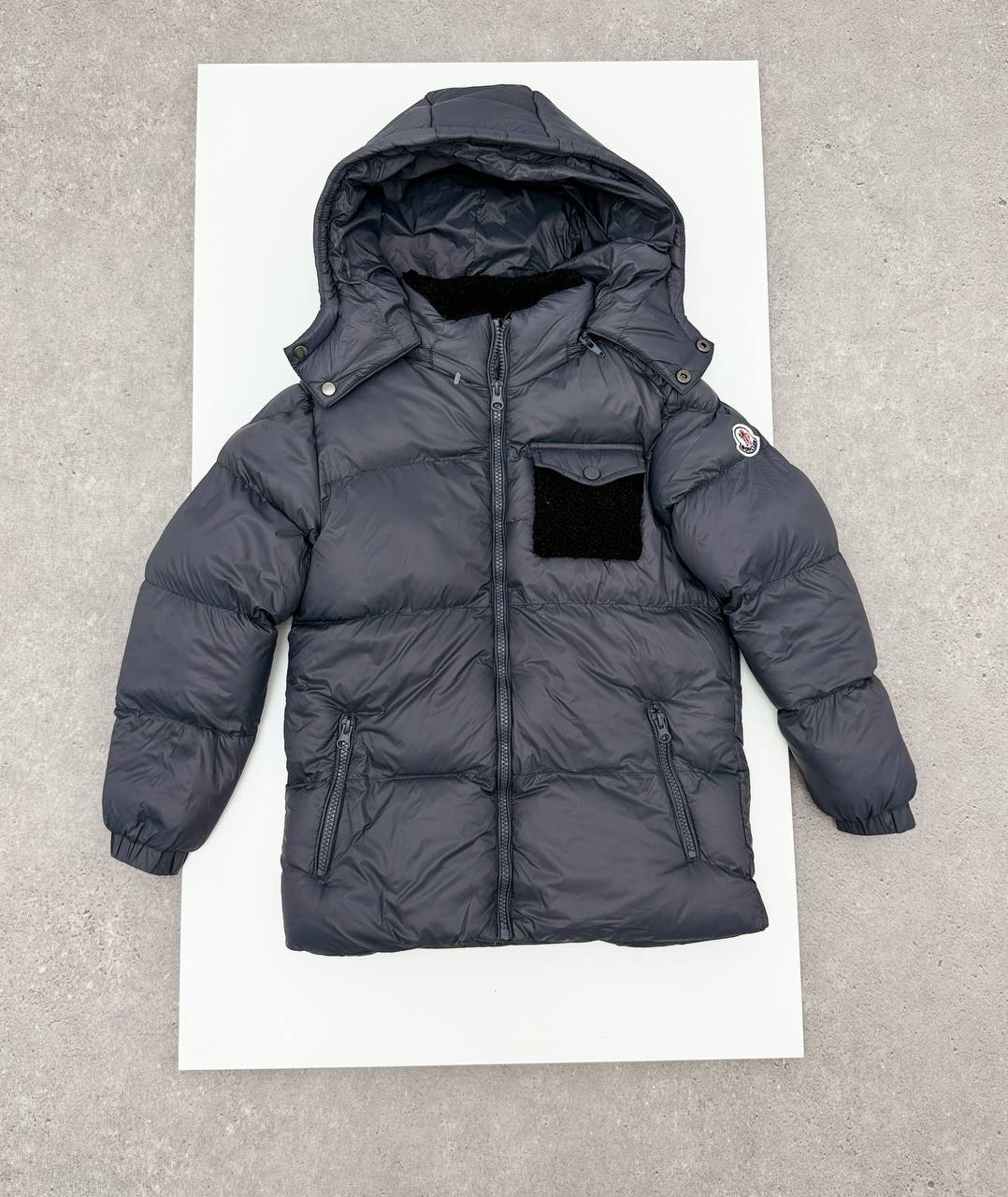 Moncler Yule Hooded Down Jackets Kids in 2 Colors Best Sale UK Reps AAA Quality
