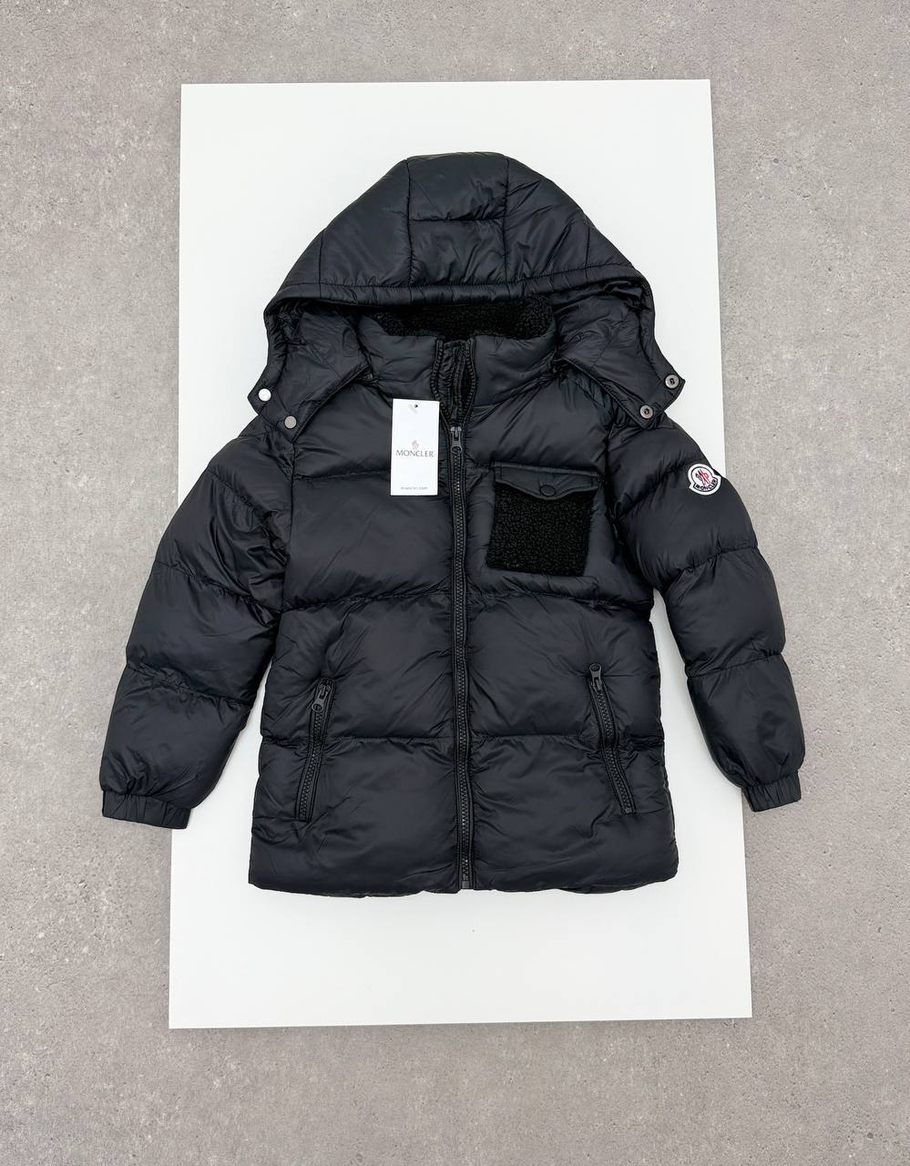Moncler Yule Hooded Down Jackets Kids in 2 Colors Best Sale UK Reps AAA Quality
