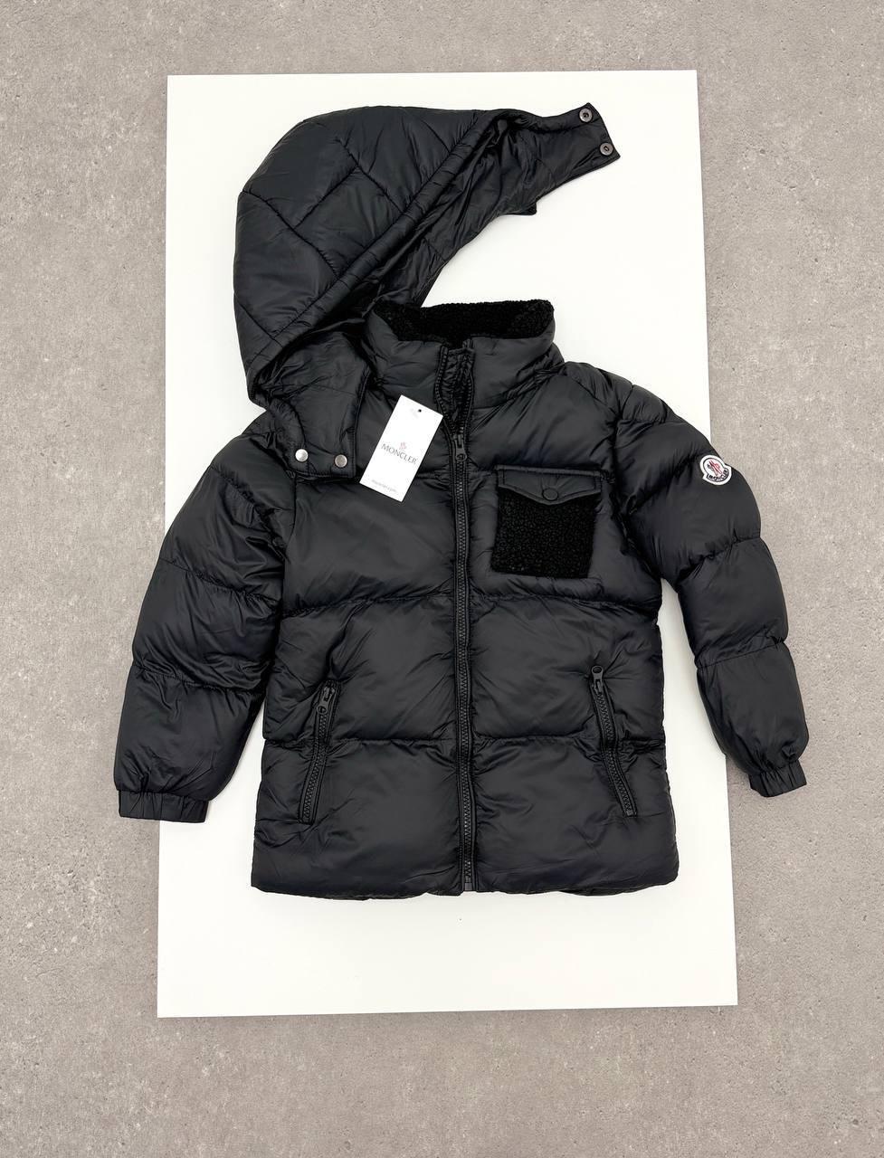 Moncler Yule Hooded Down Jackets Kids in 2 Colors Best Sale UK Reps AAA Quality