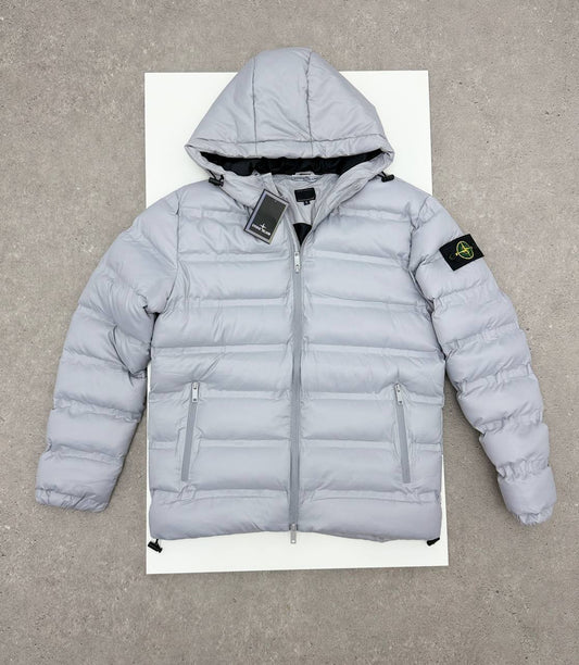 Stone Island Puffer Hooded Quilted Down Jacket Mens in Multiple Colors Best Sale UK Reps AAA Quality