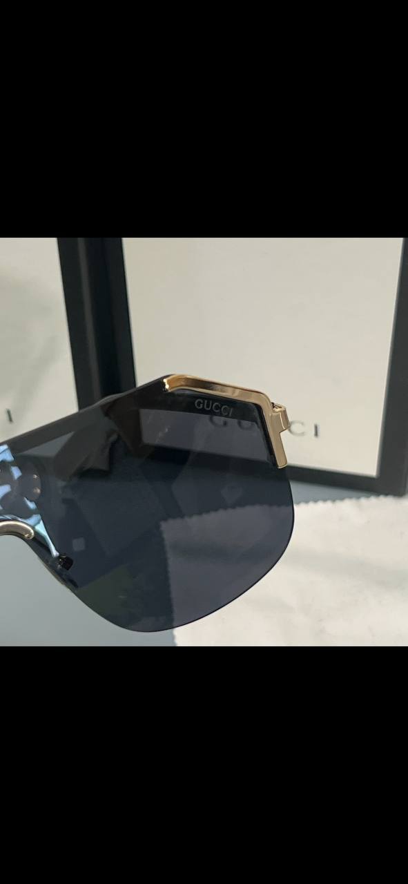 Gucci Grey Lens Rimless Mens Sunglasses UK Reps 2 Colors