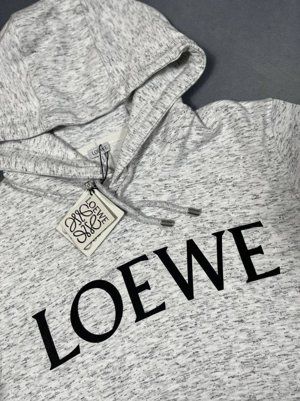 Loewe Logo-Print Cotton Jersey Hoodie 2 Colors Men's UK Reps AAA Quality