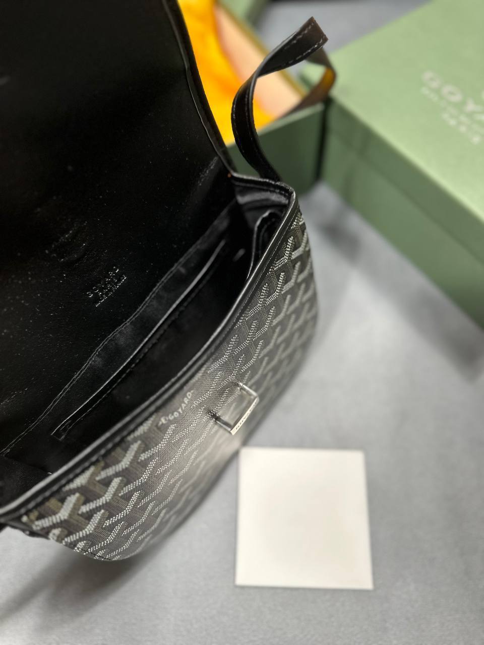 Goyard Belvedere Grey Messenger Bag Replica UK AAA Quality