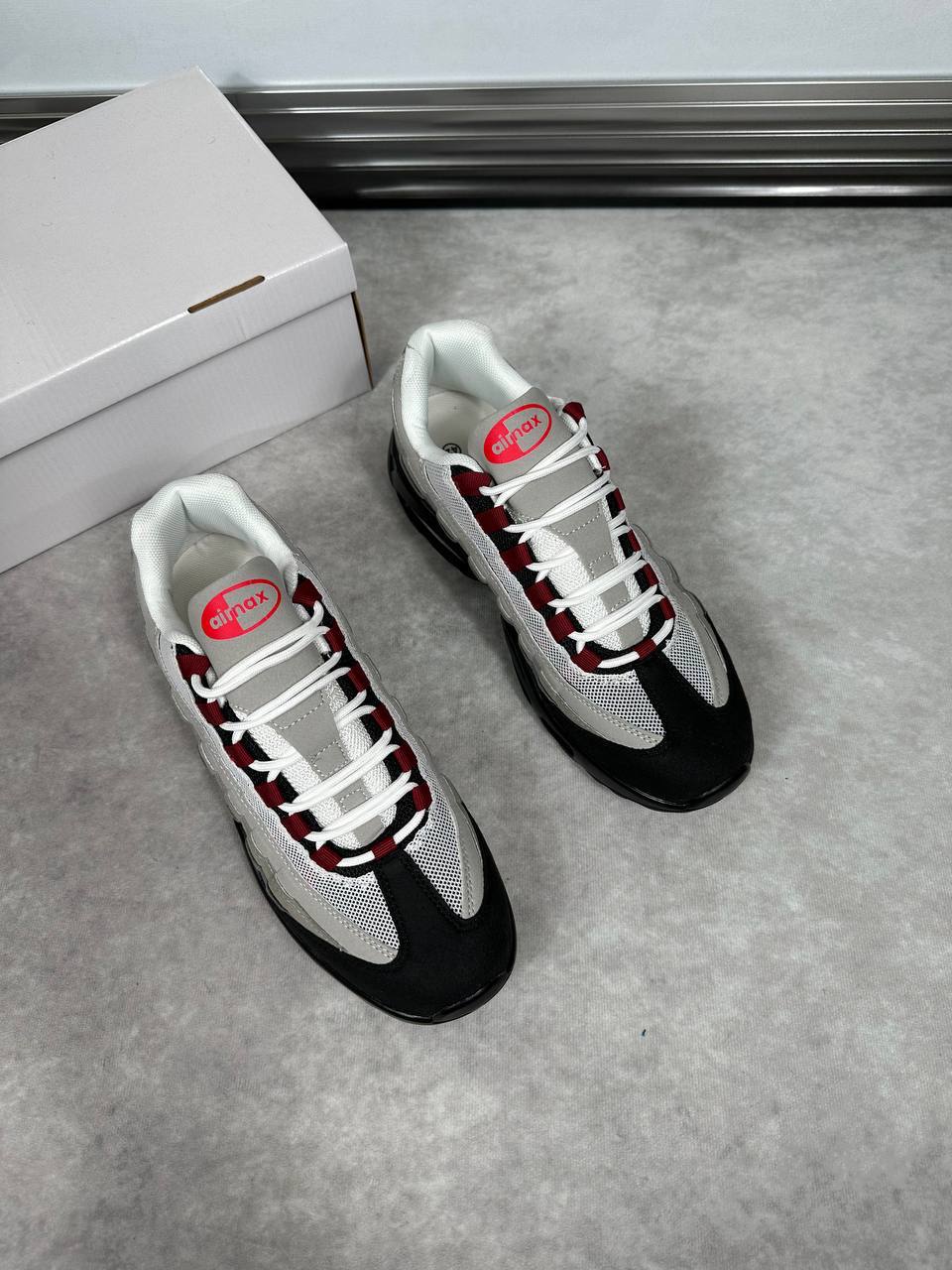 Nike Air Max 95 Solar Red Mens Trainers Best Sale UK Reps AAA Quality