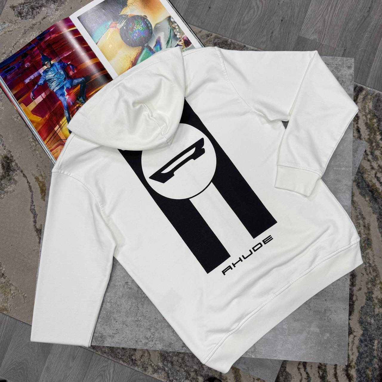 Rhude Campione Full-Zip Hoodie Mens in Multiple Colors Best Sale UK Reps AAA Quality