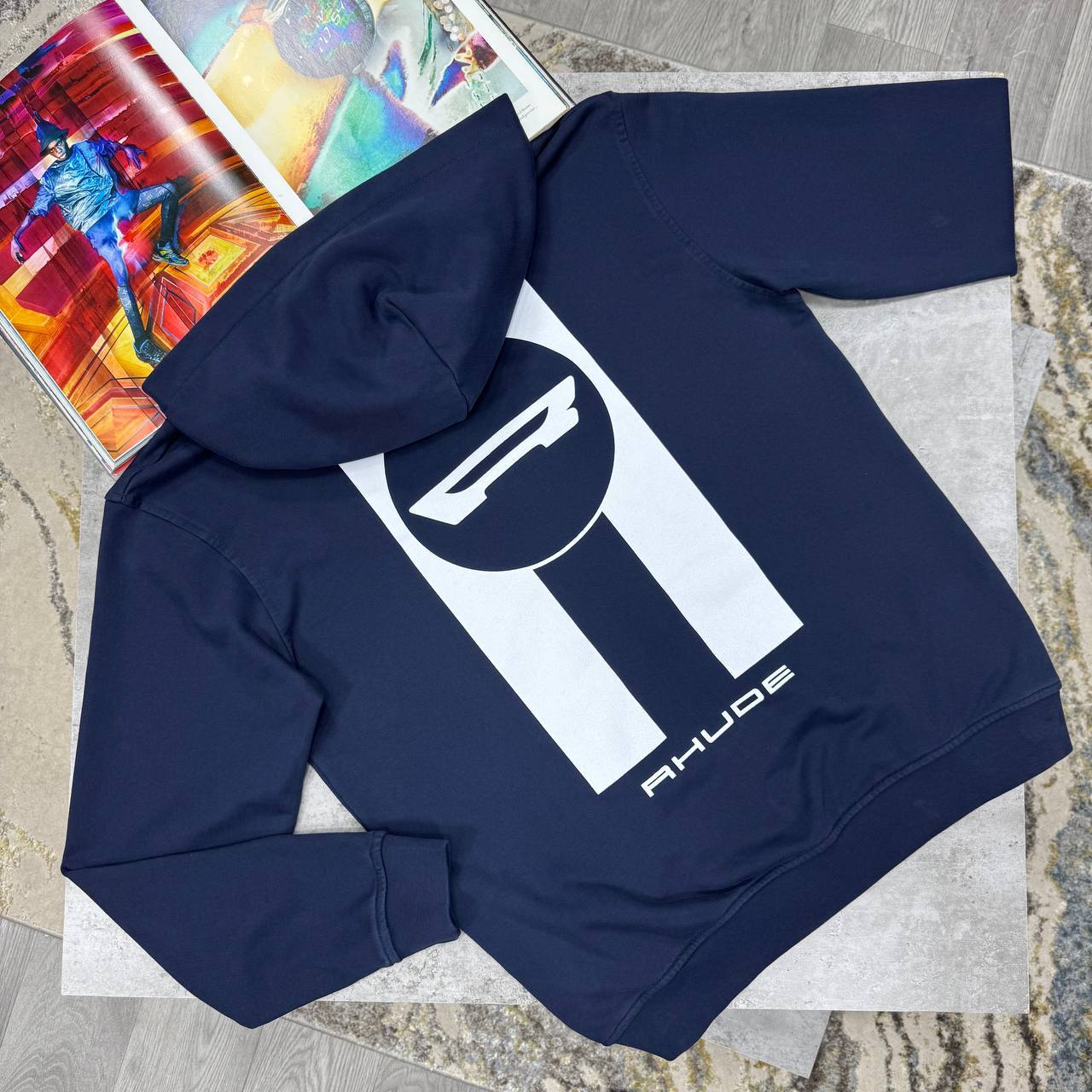 Rhude Campione Full-Zip Hoodie Mens in Multiple Colors Best Sale UK Reps AAA Quality