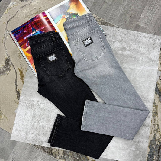 Dolce & Gabbana Jeans Skinny for Men Stretch Slim in 2 Colors Best Sale UK Reps AAA Quality
