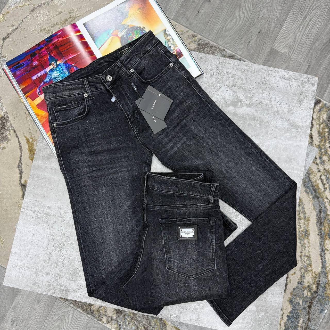 Dolce & Gabbana Jeans Skinny for Men Stretch Slim in 2 Colors Best Sale UK Reps AAA Quality
