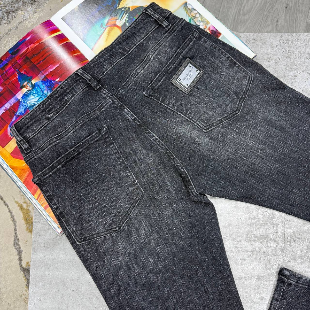Dolce & Gabbana Jeans Skinny for Men Stretch Slim in 2 Colors Best Sale UK Reps AAA Quality