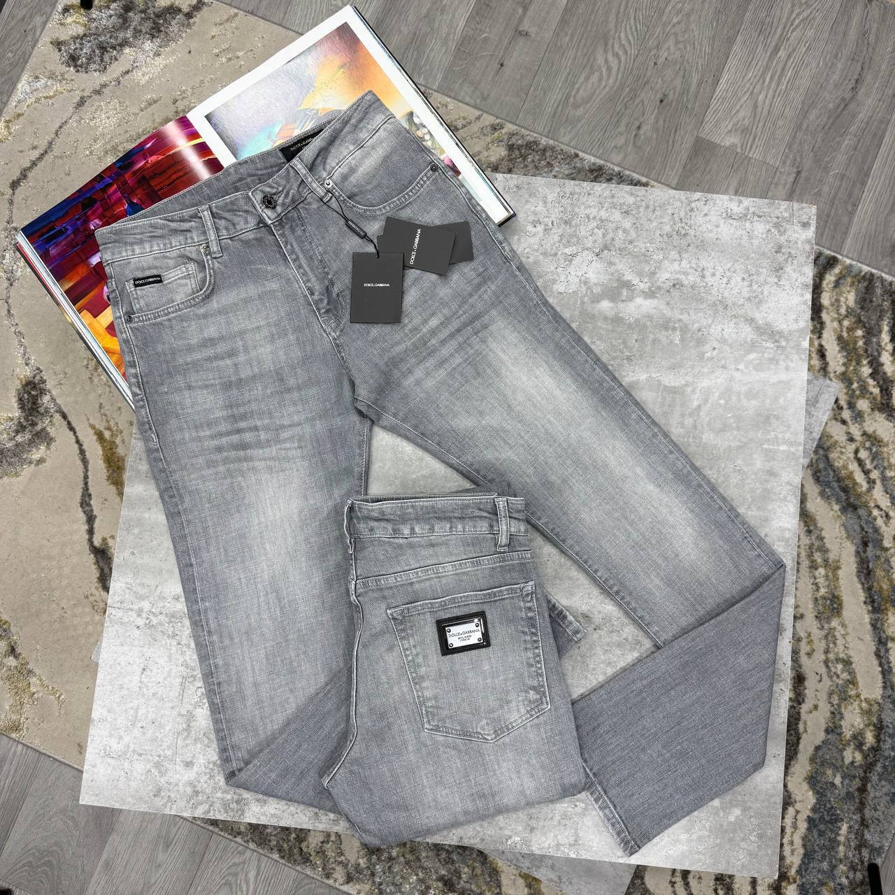 Dolce & Gabbana Jeans Skinny for Men Stretch Slim in 2 Colors Best Sale UK Reps AAA Quality
