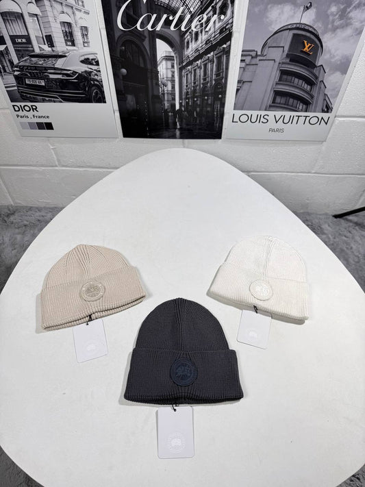 Canada Goose Arctic Disc Rib Toque Garment Dye Beanie in Multiple Colors Best Sale UK Reps AAA Quality