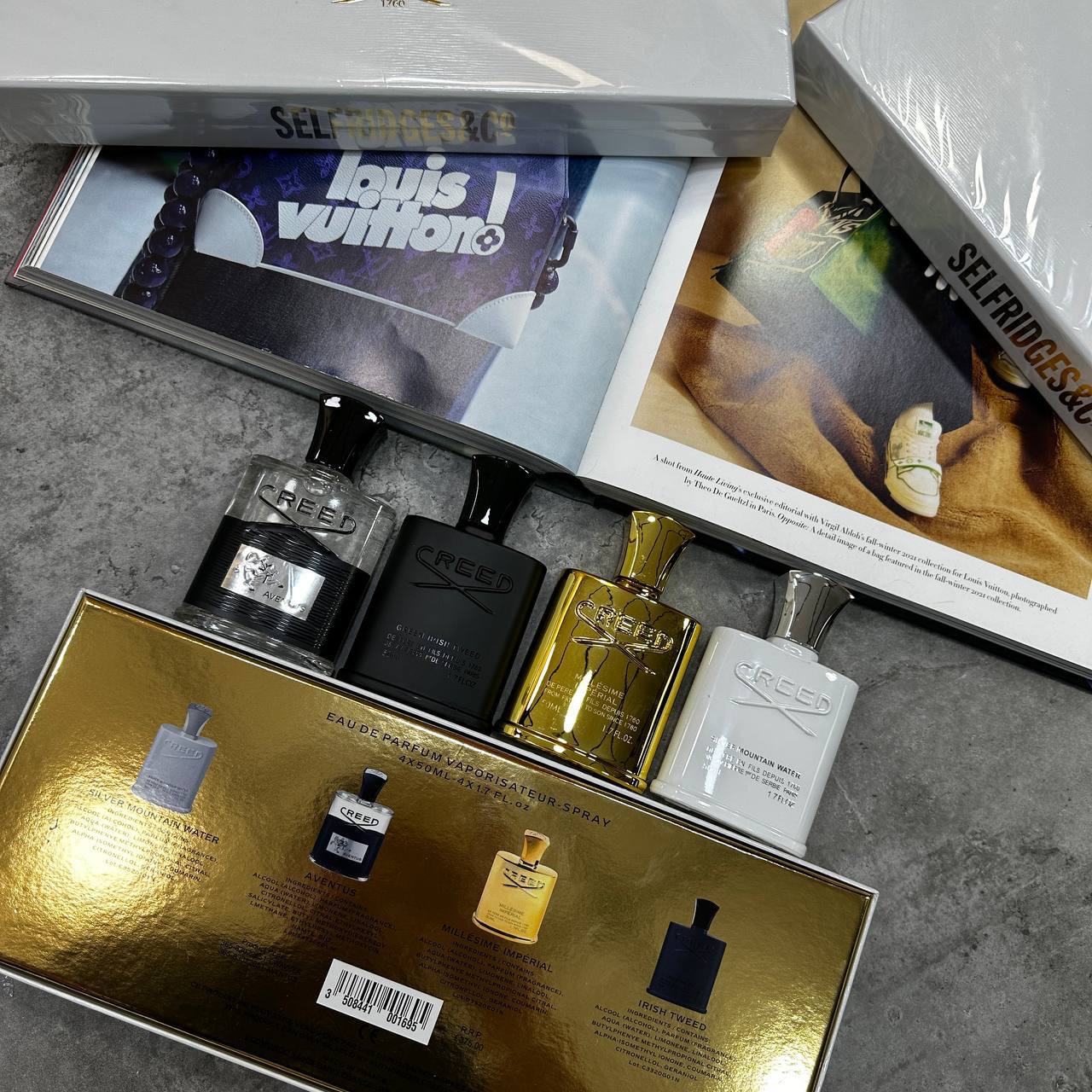 Creed Gift Set Pack of 4 Perfume For Men Eau De Parfum Best Sale UK Rep AAA Quality