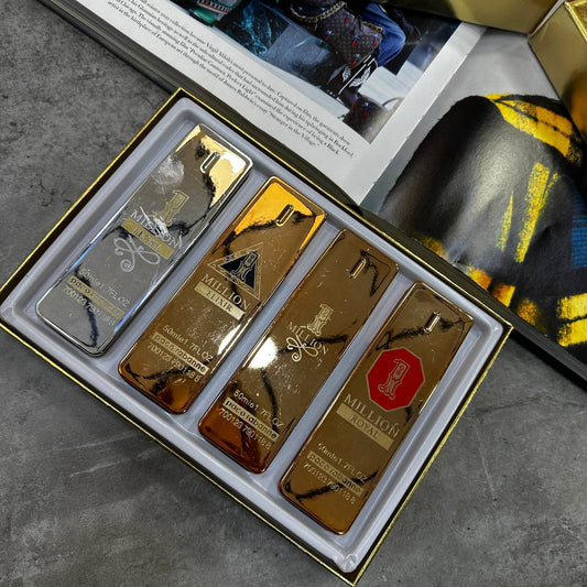 Paco Rabanne 1 Million Gift Set Pack of 4 Perfume For Men Best Sale UK Rep AAA Quality