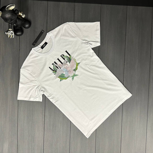 Amiri Love Birds Crewneck T-Shirts Mens in 2 Colors Best Sale UK Rep AAA Quality