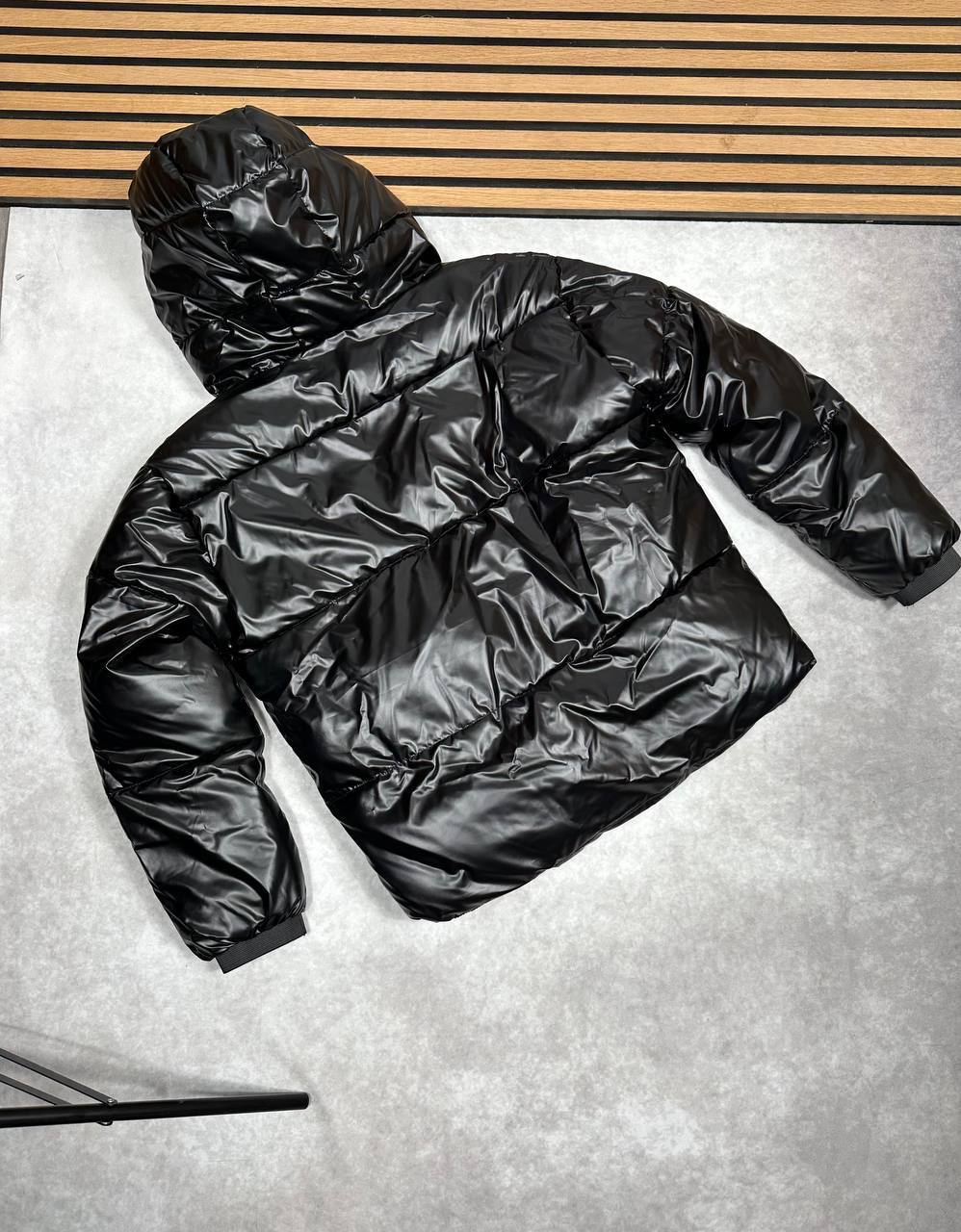 Prada Dincer Short Down Logo Jacket Mens in Black Color Best Sale UK Reps AAA Quality