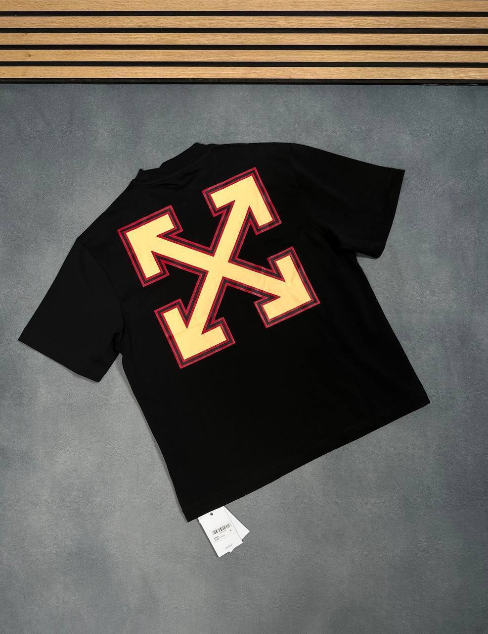 Off-White x AC Milan Graphic Logo Tee Round Neck Mens in 2 Colors Best Fakes UK Reps