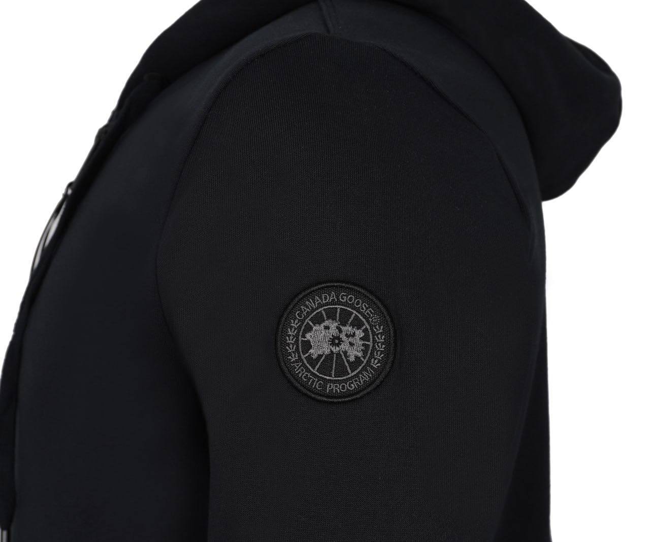 Canad Goose Sleek Black Full-Zip Hooded Tracksuit Mens UK Replica AAA Quality