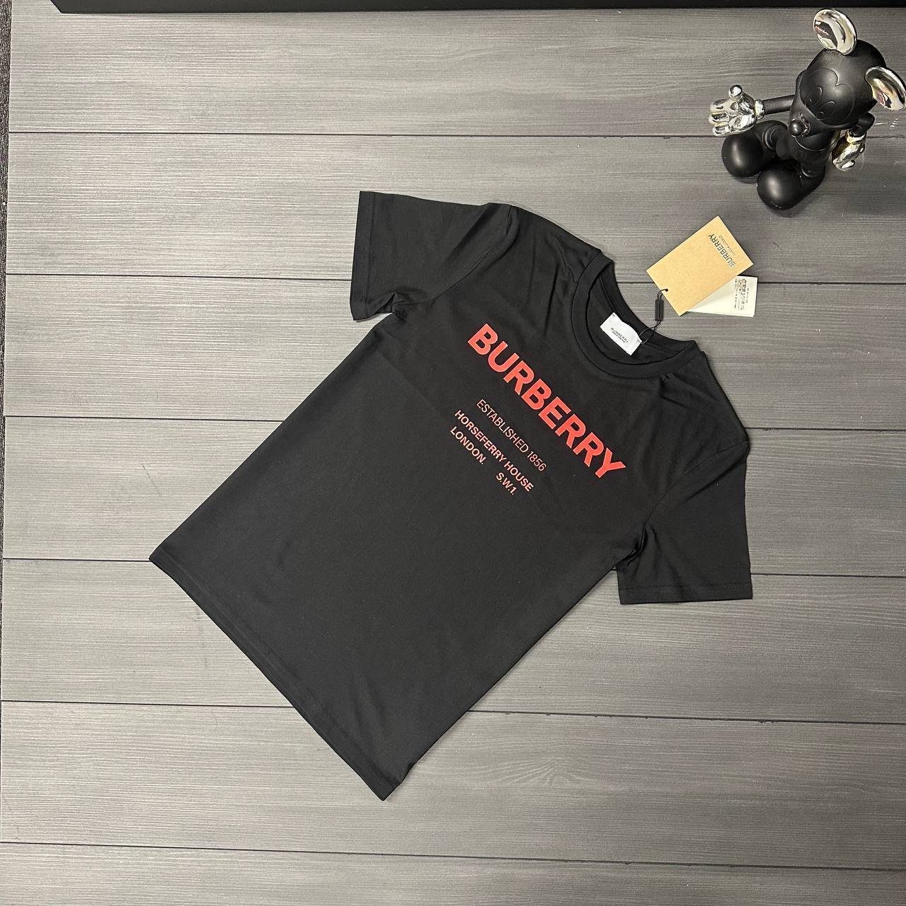 Burberry Horseferry Print Cotton Short Sleeve Mens T-Shirts in 2 Colors Best Sale UK Reps AAA Quality