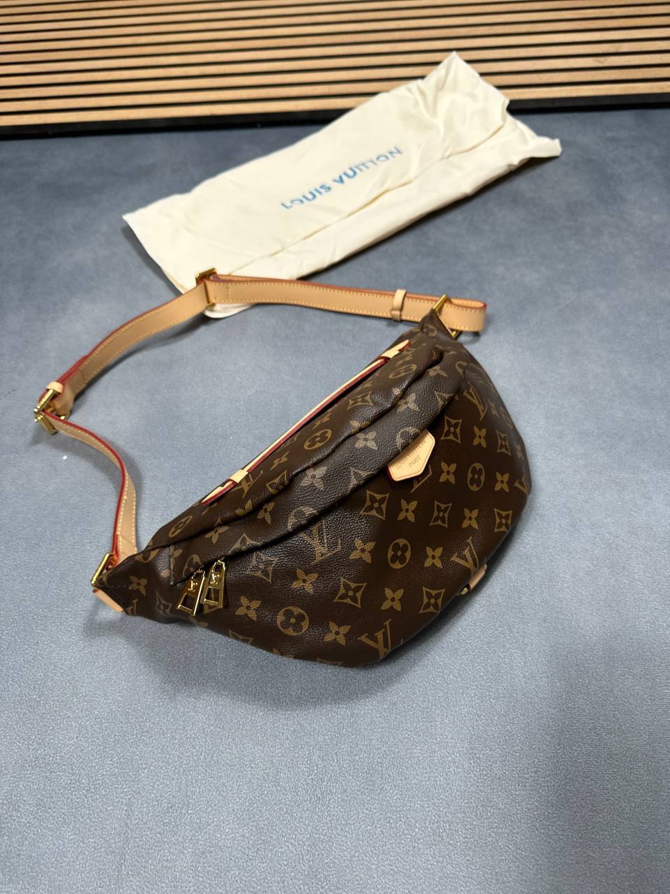 Louis Vuitton Monogram Canvas Bumbag Cross Body As Belt Handbag Women's UK Replica AAA Quality