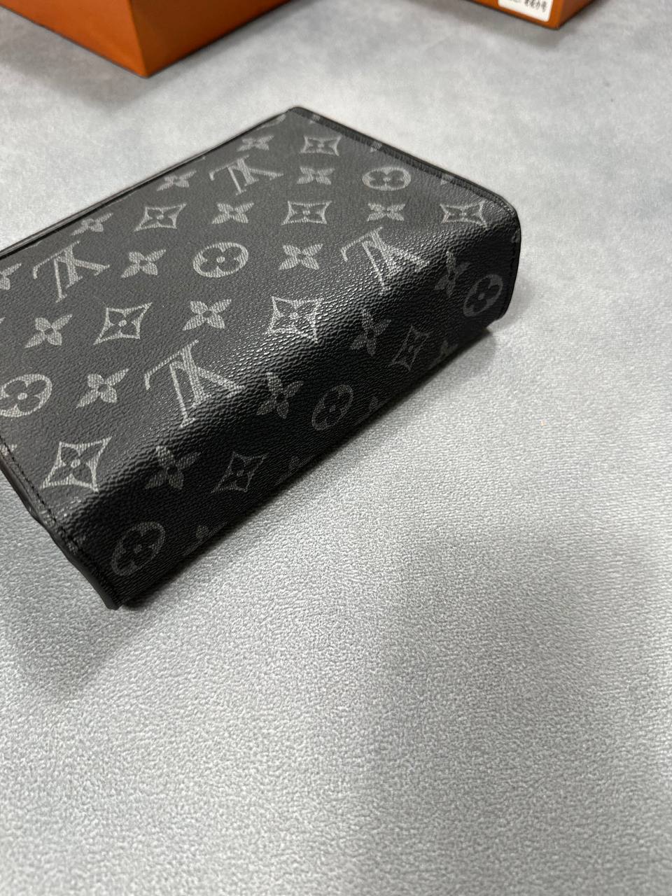 Louis Vuitton Gaston Wearable Wallet Monogram Womens Wallet Hardware Monogram Eclipse UK Reps AAA Quality