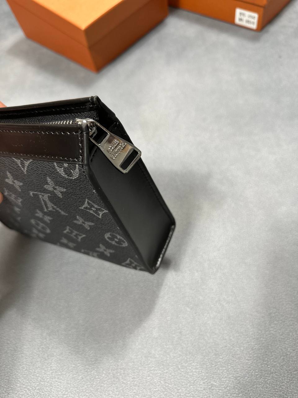 Louis Vuitton Gaston Wearable Wallet Monogram Womens Wallet Hardware Monogram Eclipse UK Reps AAA Quality