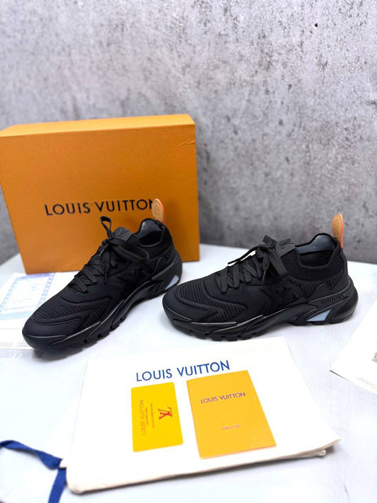 Louis Vuitton LV Runner Tatic Black Sneaker Mens Best Sale UK Reps AAA Quality