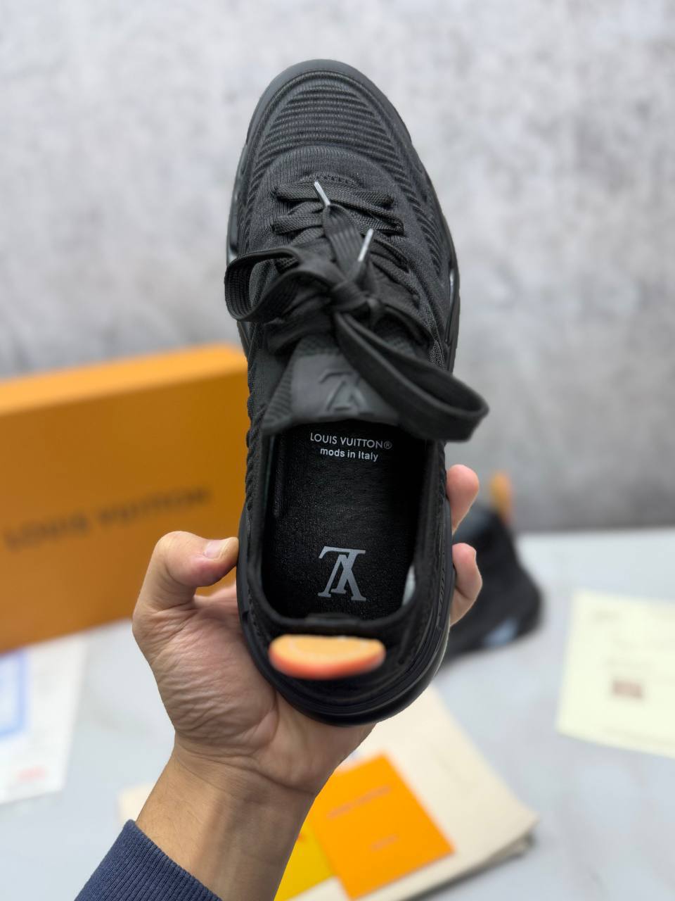 Louis Vuitton LV Runner Tatic Black Sneaker Mens Best Sale UK Reps AAA Quality