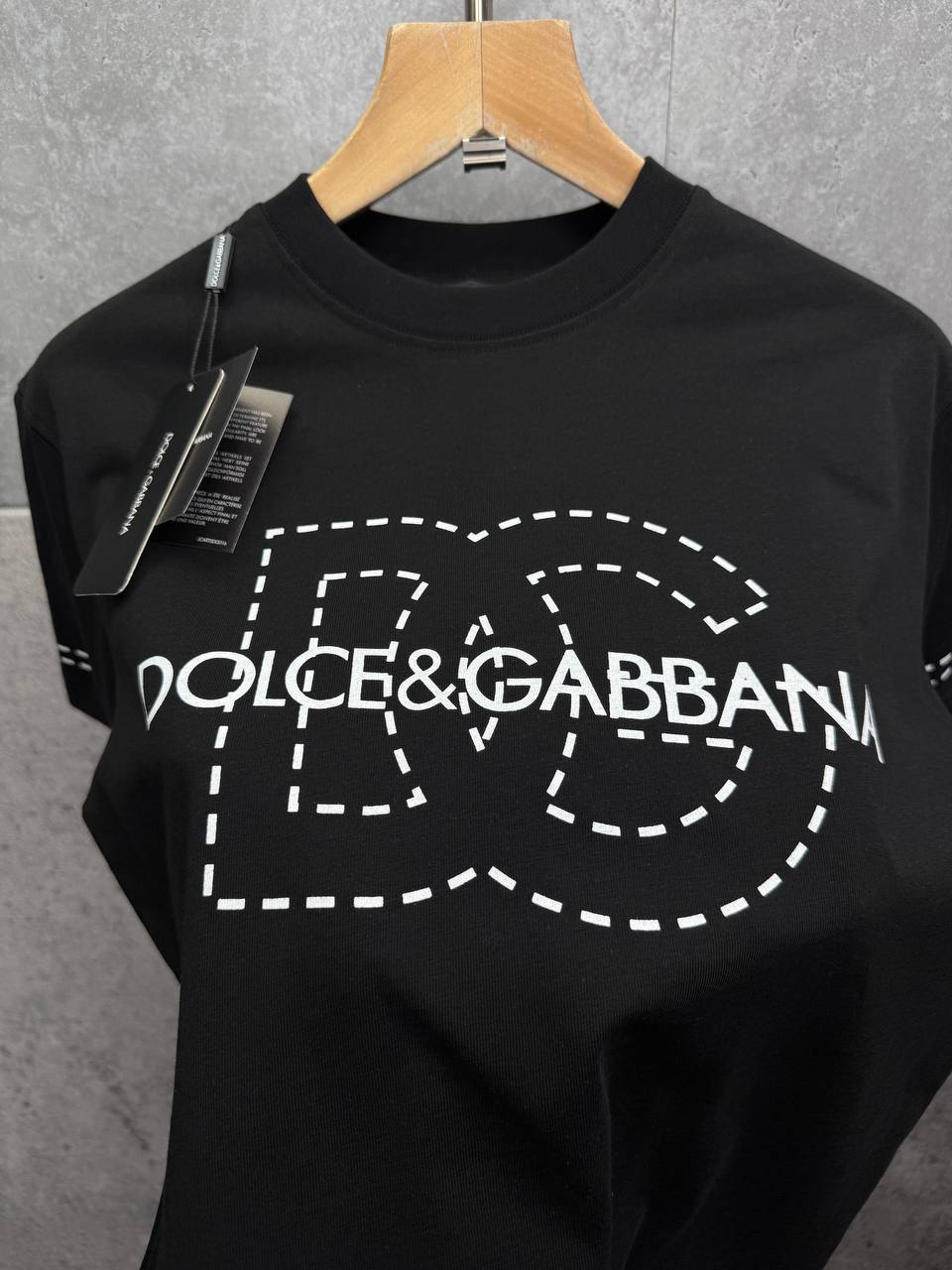 Dolce & Gabbana Logo-Detail T-shirts Mens in 2 Colors Best Sale UK Reps AAA Quality