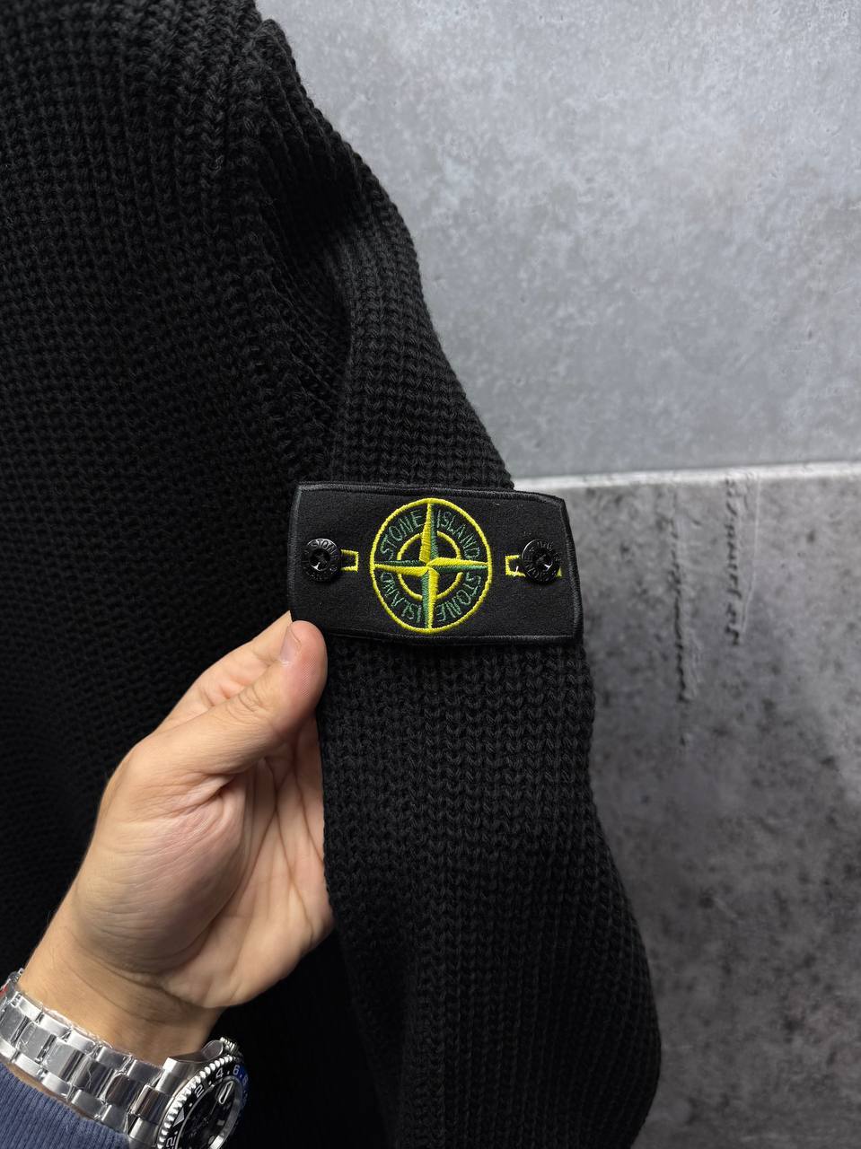 Stone Island Knit Compass Embossed Crewneck Jumpers Mens in Multiple Colors Best Sale UK Reps AAA Quality